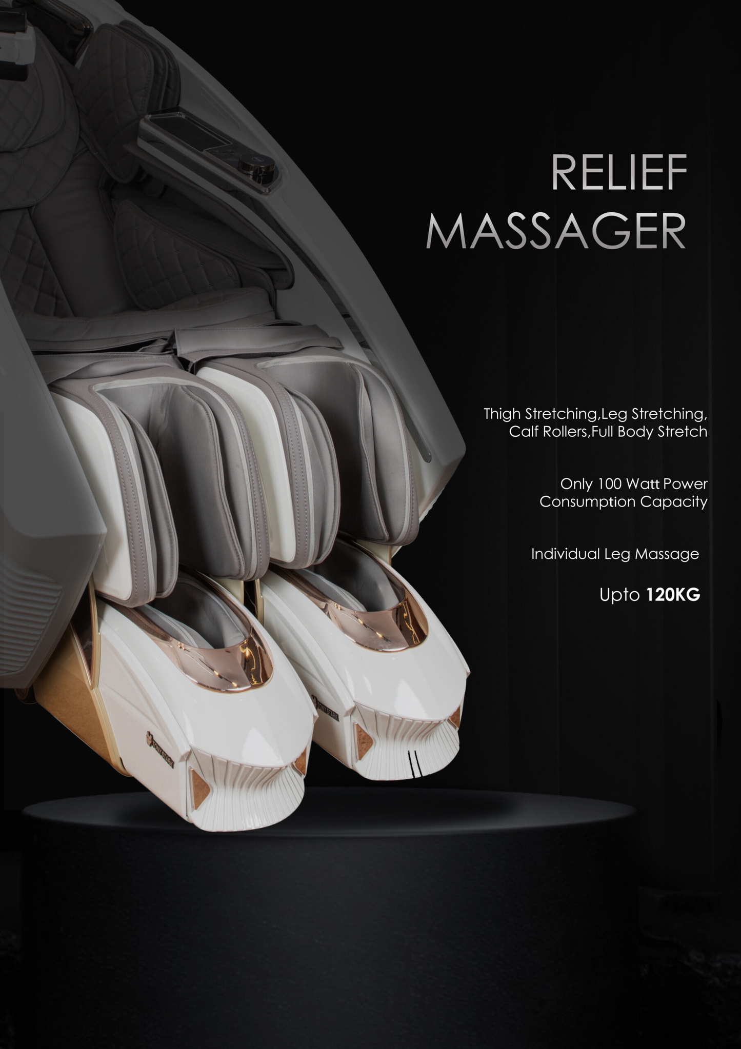 Aeris 7D - A luxurious, full-body massage chair engineered with advanced 7D technology for deep relaxation and zero gravity comfort.