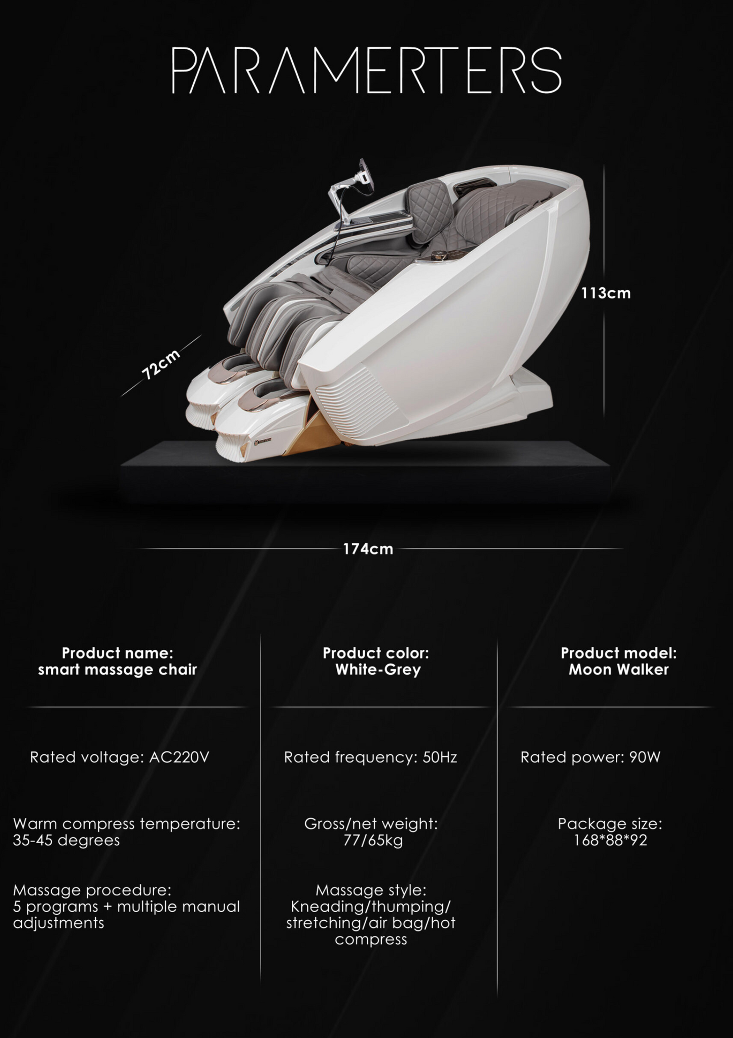 Aeris 7D - A luxurious, full-body massage chair engineered with advanced 7D technology for deep relaxation and zero gravity comfort.