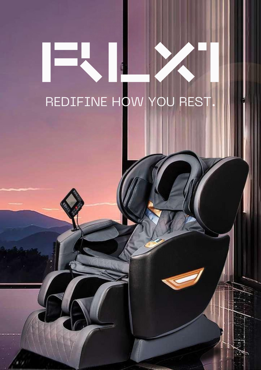 RLX1 - A sleek, compact massage chair designed for everyday relaxation and ultimate comfort