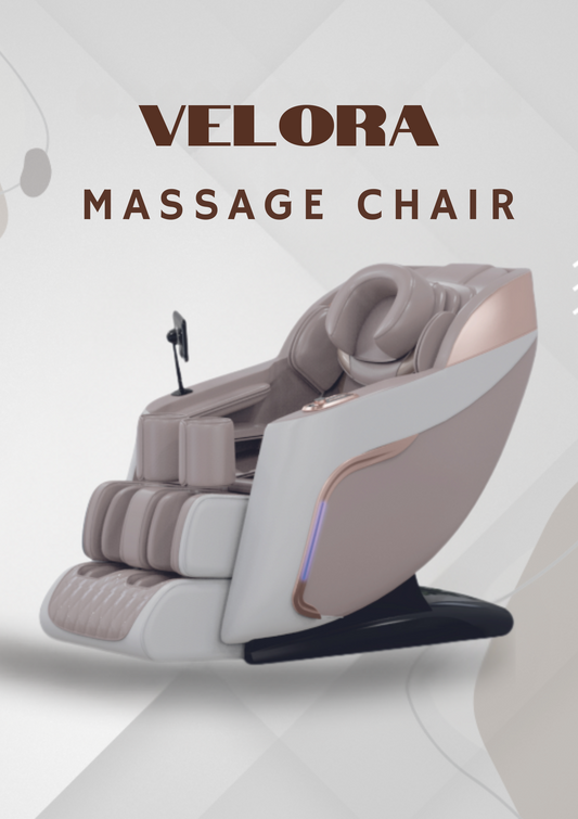 Velora - A premium massage chair that blends plush comfort with elegant design, perfect for everyday indulgence