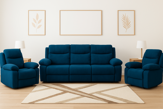 GlideSet - Elevate Oceana Recliner Sofa Set 3-1-1 or 3-2